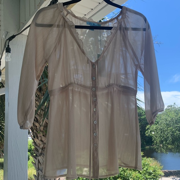 NWT Lili Bleu Blouse - Picture 3 of 7